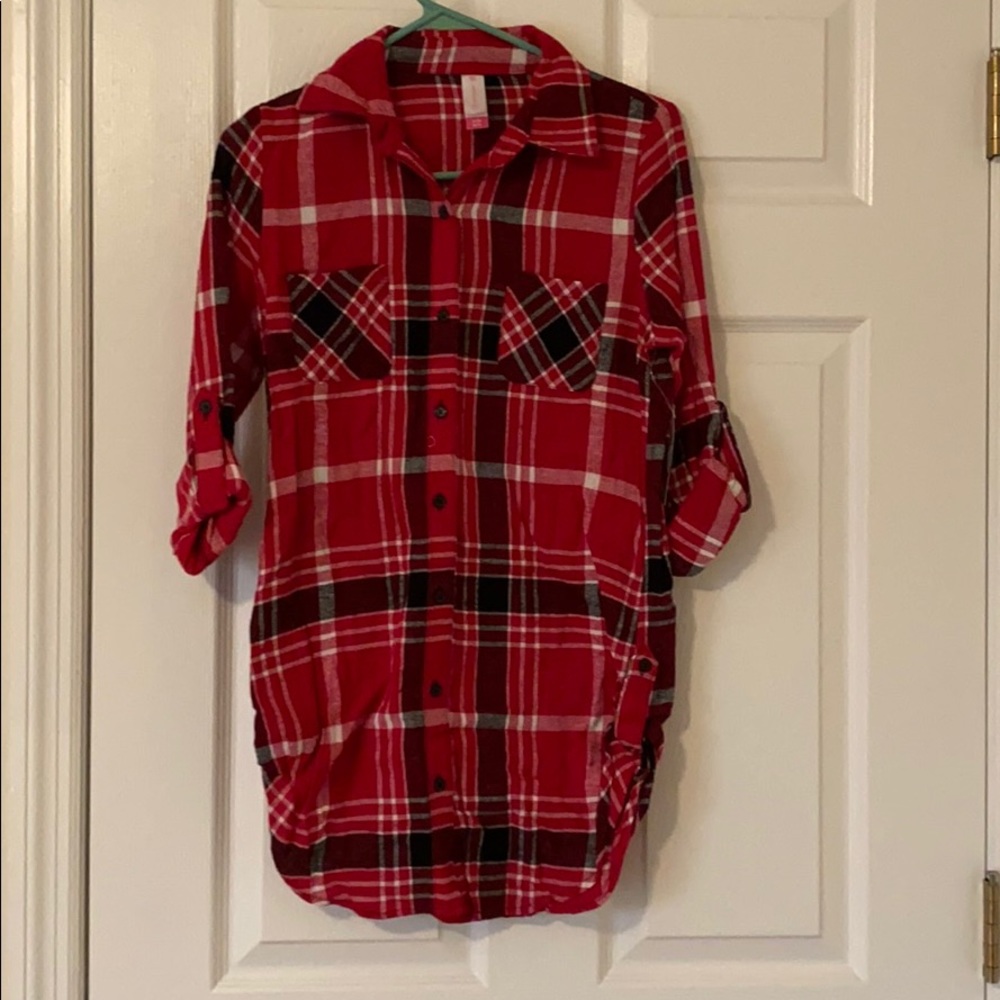 Small red flannel, NWT